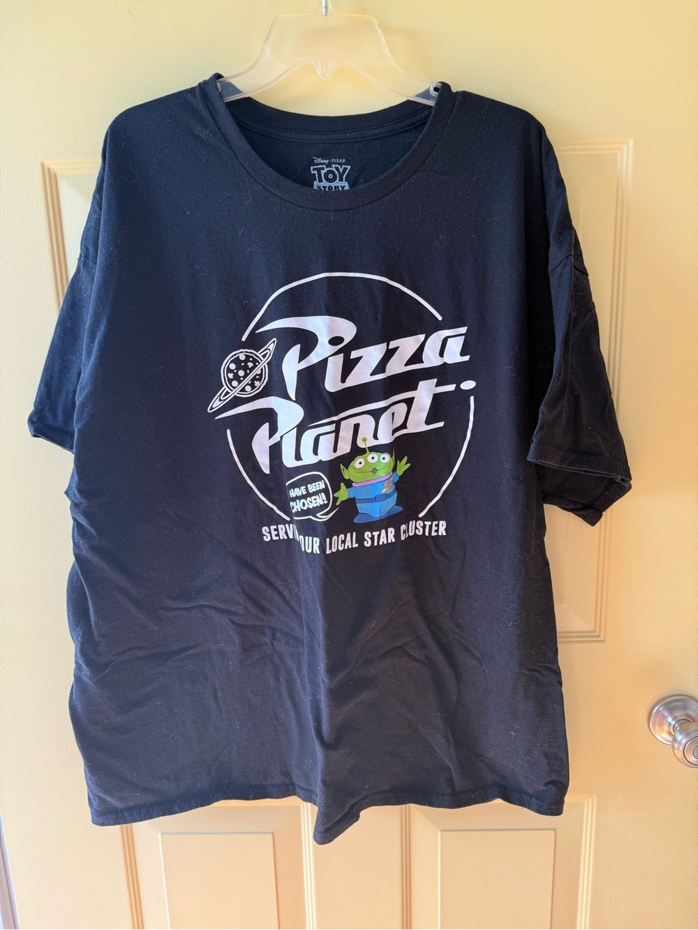 Disney Toy Story Black Pizza Planet Graphic Tee